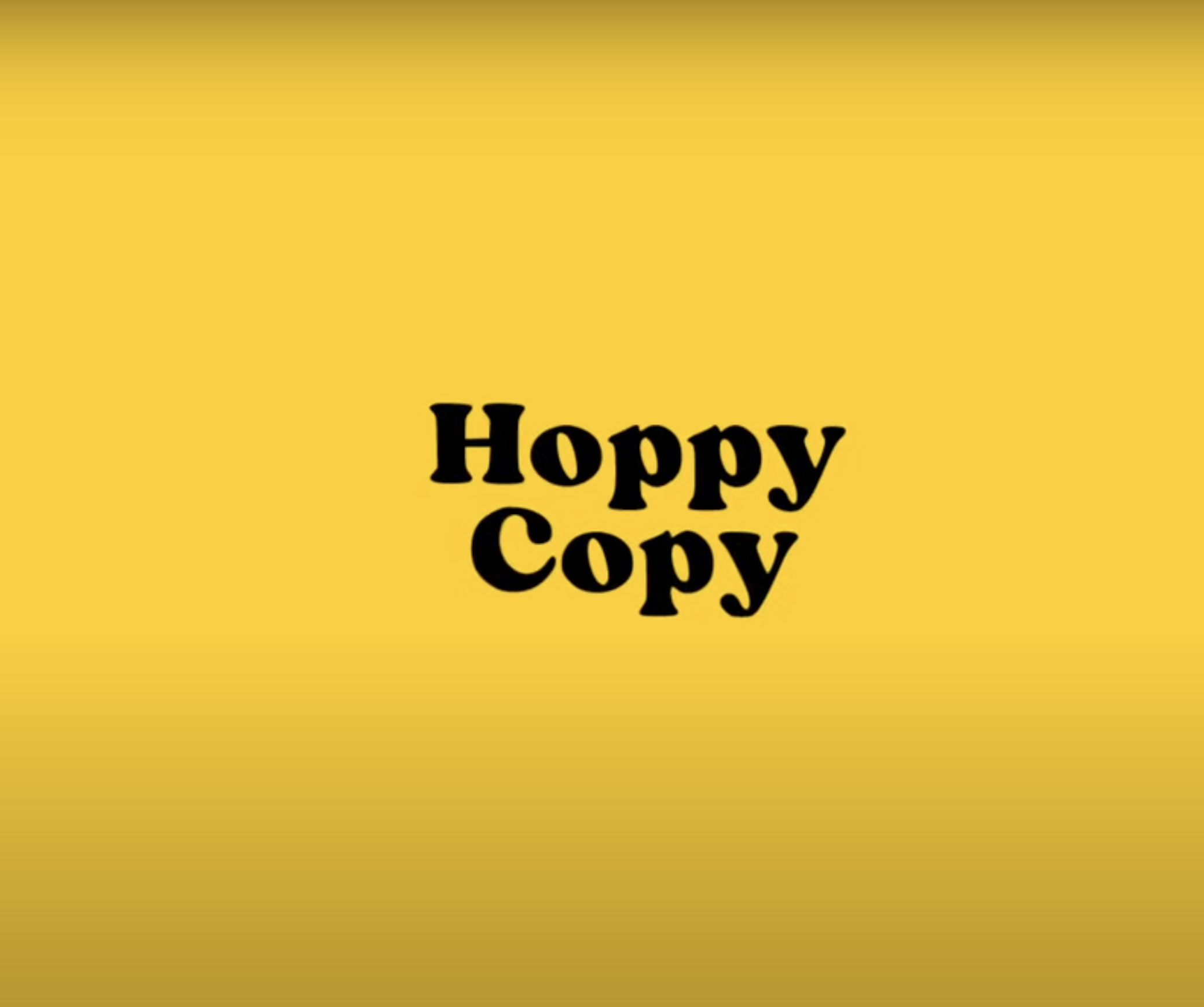 Hoppy Copy
